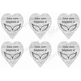 Kötött szívek - SOHA NEM FELEJTELEK EL felirattal