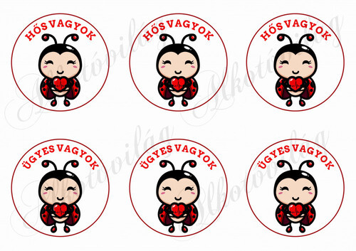 Cuki tatica EKG jellel - HŐS VAGYOK és ÜGYES VAGYOK felirattal