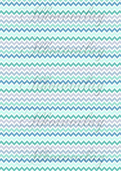 Chevron csíkos kékes-zöldes árnyalatban világos színekben