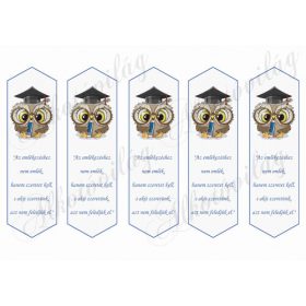   Ballagási könyvjelzők baglyokkal- Az emlékezéshez... idézettel