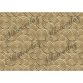 3D csigaminta arany színben