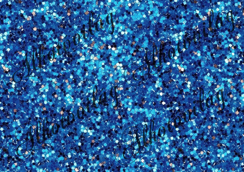 Glitteres minta kék színben