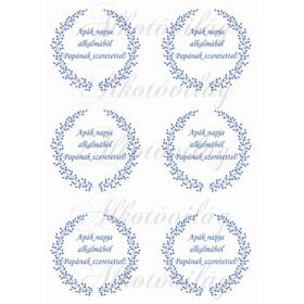 Apák napi koszorúk - PAPÁNAK SZERETETTEL felirattal