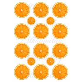 Narancskarikák - 6 cm