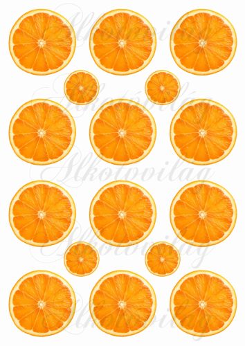 Narancskarikák - 6 cm