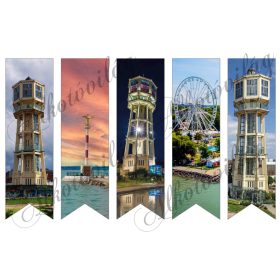 Könyvjelzők SIÓFOK nevezetességeivel - 17x5 cm