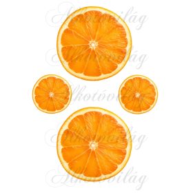 Narancskarikák kb. 11 cm