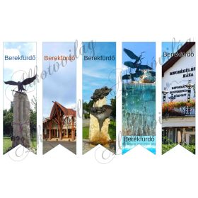 Könyvjelzők BEREKFÜRDŐ felirattal - 17 x 5 cm