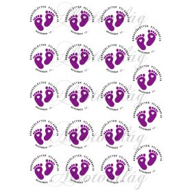 Koraszülöttek világnapja 4,5 cm-es körökön