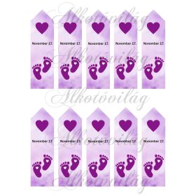 Könyvjelzők koraszülöttek világnapjára - 12 x 3,5 cm