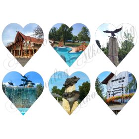 BEREKFÜRDŐ nevezetességei 9 cm magas szíveken