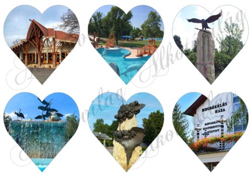 BEREKFÜRDŐ nevezetességei 9 cm magas szíveken