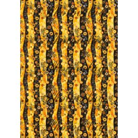 Klimt ihlette háttér virágokkal