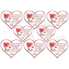   Szívek kerékpárral és ballagási idézettel - Hálásan köszönünk