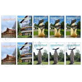 Városok hűtőmágnesre 5 x 8 cm - BEREKFÜRDŐ felirattal