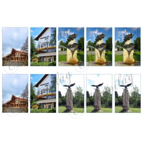 Városok hűtőmágnesre 5 x 8 cm - BEREKFÜRDŐ