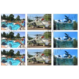 Városok hűtőmágnesre 9x6 cm - BEREKFÜRDŐ FEKVŐ