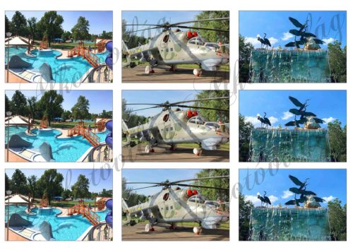 Városok hűtőmágnesre 9x6 cm - BEREKFÜRDŐ FEKVŐ