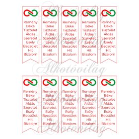 Könyvjelzők TISZA logóval és felirattal - 12 x 3,5 cm