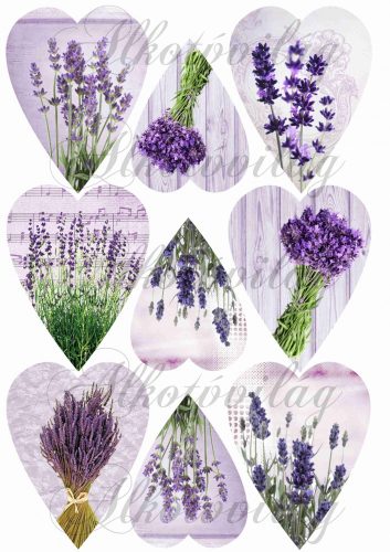 lavender hearts