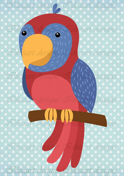 Állatsereg papagáj