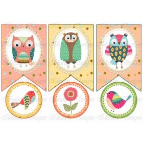 Tavaszi banner baglyokkal