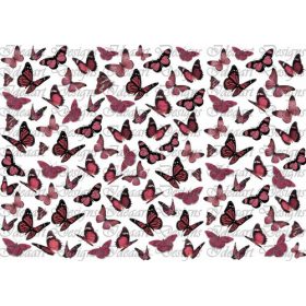 Pillangók bordóban