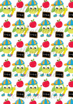 Iskolakezdés csomag: fiú baglyok sapiban