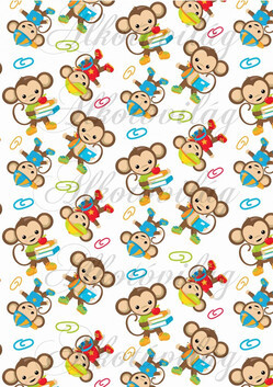 Iskolakezdés csomag majmokkal:  majmok könyvekkel