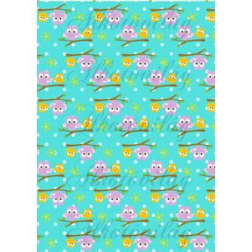 Tavaszi baglyos csomag: baglyocskák ágon ülve