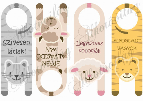 Állatos kilincsakasztó