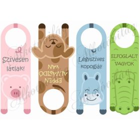 Állatos kilincsakasztó 2