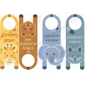 Állatos kilincsakasztó 3