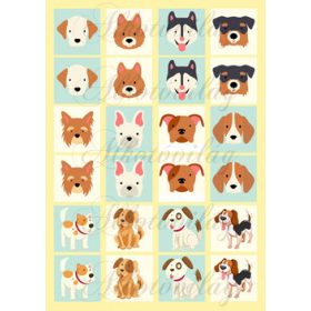 Memóriakártyák kutyusokkal