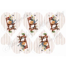 Cica tavaszi kompozícióban