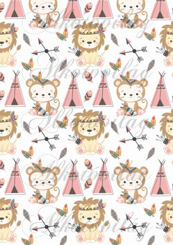 Indián oroszlán és kismajom