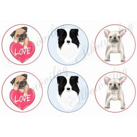 Mopsz, collie, bulldog