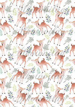 Őzikék levelek között