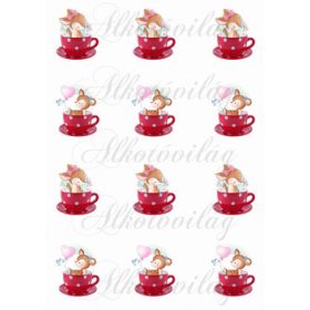 Őzikék piros pöttyös bögrében KICSIBEN