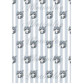 Borzok szürke-fehér csíkos alapon