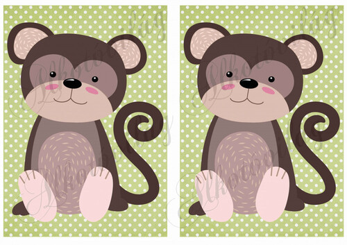 Állatsereg - majom 2db