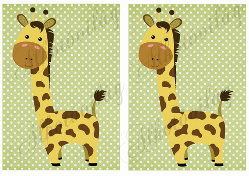 Állatsereg - zsiráf 2db