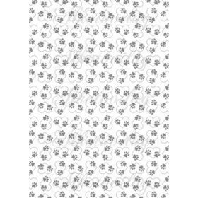 Állatos tappancsok szívekkel - SZÜRKE