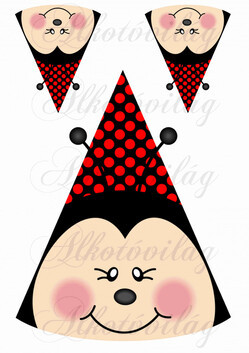 Állatos csákó KATICA