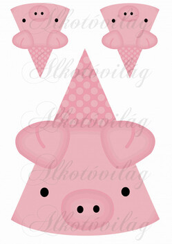 Állatos csákó MALACKA