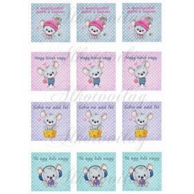 Motivációs négyzetek egérkékkel