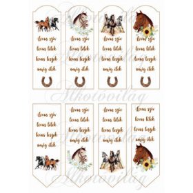 Lovas könyvjelzők - LOVAS SZÍV idézettel