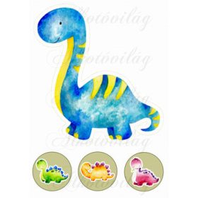 Cuki kék dinoszaurusz