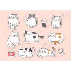 Mosolygós tarka cicák