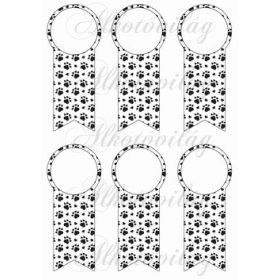 Tappancsos könyvjelző alapok üresen